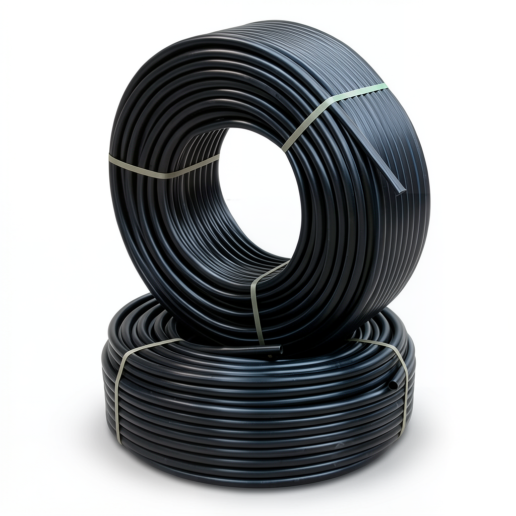 Al-Rajhi HDPE Pipes PE 80 Pressure 5 Bar Outer Diameter 75 mm Thickness 2.9 mm Black