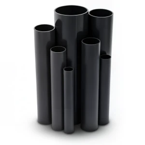 مواسير UPVC ضغط 16 بار قطر خارجي 160 مم سمك 11.9 مم لون اسود