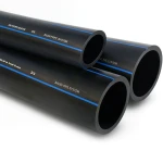 أنابيب HDPE السعودي PE 80 ضغط 8 بار قطر خارجي 90 مم سمك 5.4 مم لون اسود | مصنع أنظمة الانابيب السعودي (SPS)