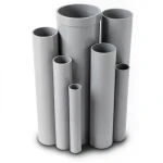 UPVC Pipes Pressure 6 Bar Outside Diameter 200 mm Thickness 5.9 mm Gray