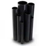 مواسير UPVC ضغط 2.5 بار قطر خارجي 200 مم سمك 1.8 مم لون اسود