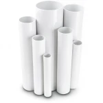 مواسير UPVC ضغط 4 بار قطر خارجي 200 مم سمك 4 مم لون أبيض