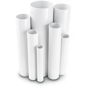 UPVC Pipes Pressure 4 Bar Outside Diameter 200 mm Thickness 4 mm White