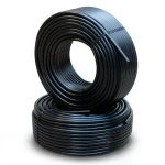 أنابيب HDPE PE 80 ضغط 5 بار قطر خارجي 160 مم سمك 6.2 مم لون أسود