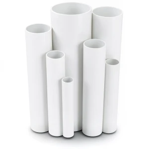 مواسير UPVC ضغط 6 بار قطر خارجي 200 مم سمك 5.9 مم لون أبيض