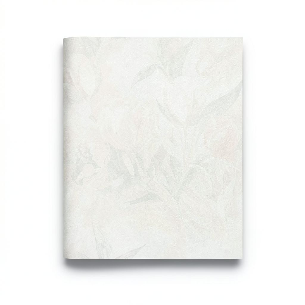 Italian Wallpaper 10m x 0.73m Off White, Model 25023