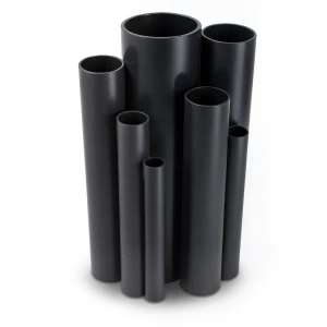 UPVC Pipes Nominal Pressure 6 Bar Outside Diameter 200 mm Thickness 5.9 mm Black