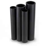 مواسير HDPE PE 80 ضغط 5 بار قطر خارجي 200 مم سمك 7.7 مم لون أسود