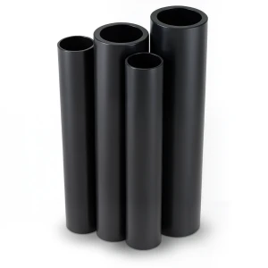 HDPE Pipes PE 80 Pressure 5 Bar Outer Diameter 200 mm Thickness 7.7 mm Black