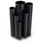 مواسير UPVC ضغط اسمي 16 بار قطر خارجي 200 مم سمك 14.9 مم لون اسود