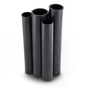 HDPE Pipes PE 80 Pressure 5 Bar Outer Diameter 225 mm Thickness 8.6 mm Black