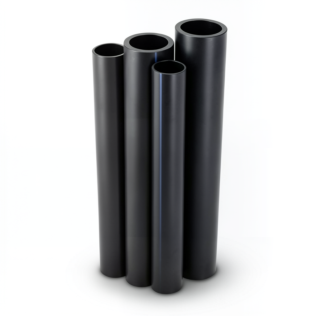 HDPE Pipes PE 80 Pressure 5 Bar Outer Diameter 280 mm Thickness 10.7 mm Black