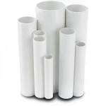 UPVC Pipes Nominal Pressure 16 Bar Outside Diameter 200 mm Thickness 14.9 mm White