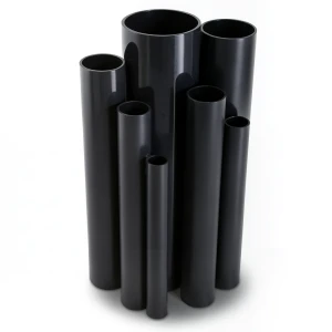 UPVC Pipes Nominal Pressure 16 Bar Outside Diameter 200 mm Thickness 14.9 mm Black