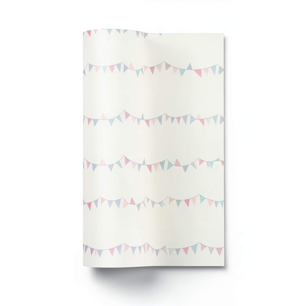 American Wall Covering Youth & Children 10m x 0.53m Off White