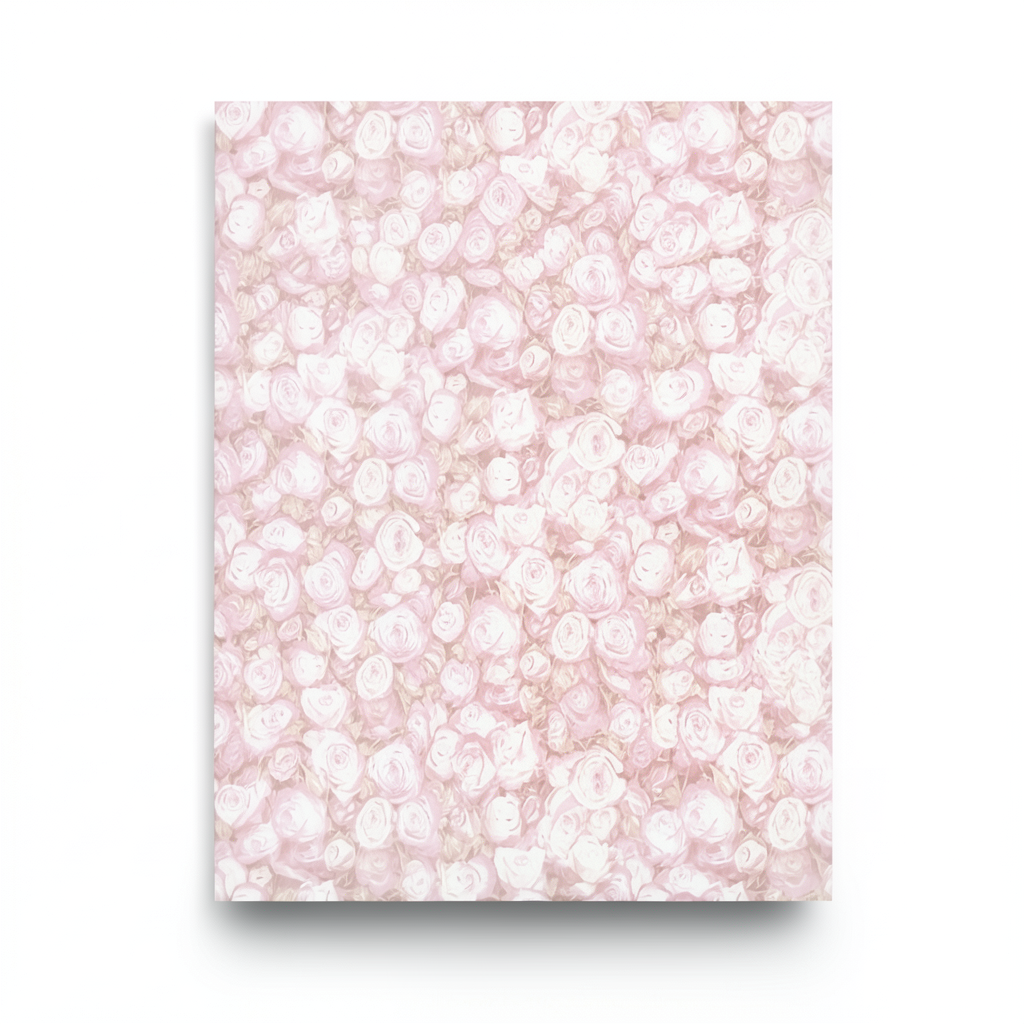Italian Wall Decoration 10m x 0.73m Pink, Model 25032