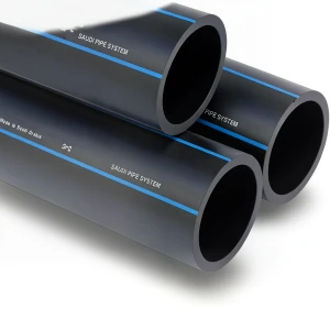 SPS HDPE Pipes PE 80 Pressure 8 Bar Outside Diameter 75 mm Thickness 4.5 mm Black | Saudi Pipes Systems (SPS)