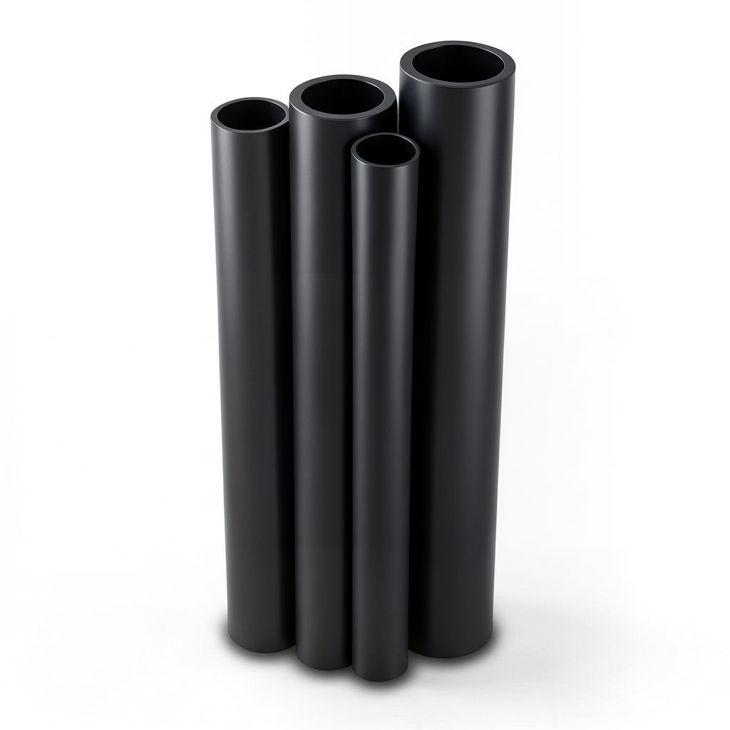 HDPE Pipes PE 100 Pressure 4 Bar 900 mm Diameter 22.0 mm Thickness Black
