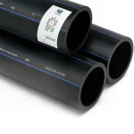 أنابيب HDPE SPS PE 80 ضغط 12.5 بار قطر خارجي 63 مم سمك 5.8 مم لون أسود | مصنع أنظمة الانابيب السعودي (SPS)