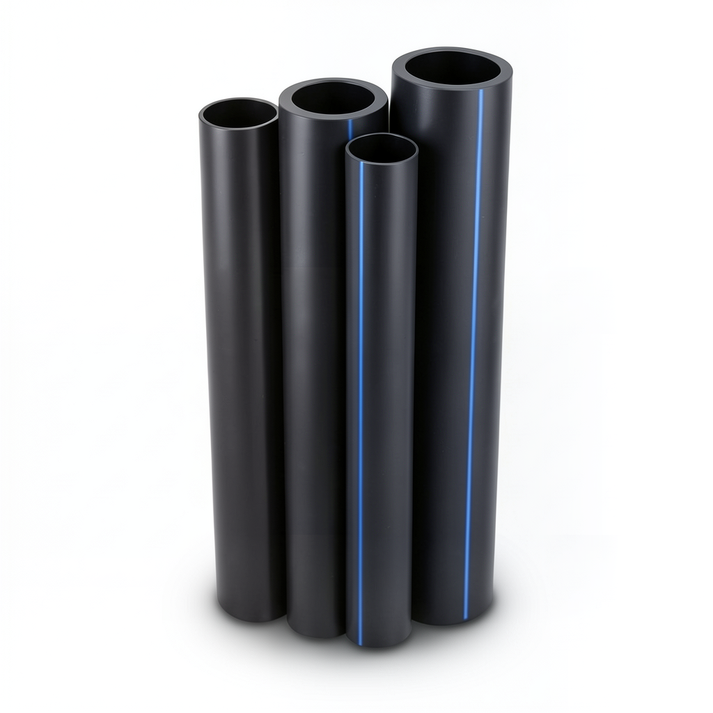 HDPE Pipes PE 100 Pressure 4 Bar Outside Diameter 1200 mm Thickness 29.4 mm Black