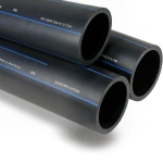 أنابيب HDPE SPS PE 80 ضغط 12.5 بار قطر خارجي 75 مم سمك 6.8 مم لون أسود | مصنع أنظمة الانابيب السعودي (SPS)