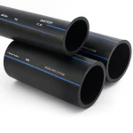 مواسير HDPE السعودي PE 80 ضغط 8 بار قطر خارجي 140 مم سمك 8.3 مم لون اسود | مصنع أنظمة الانابيب السعودي (SPS)