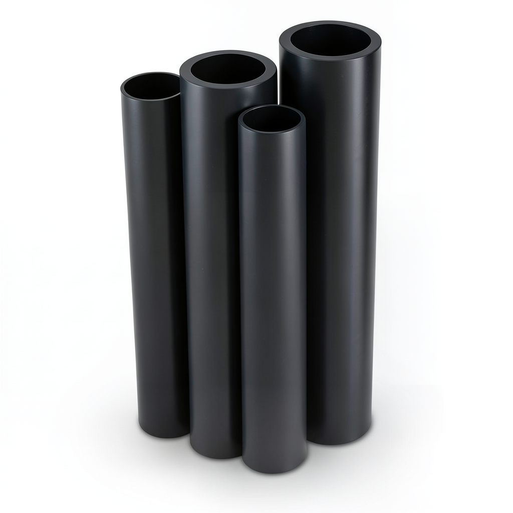 Al-Rajhi HDPE Pipes PE 100 Pressure 4 Bar Diameter 1600 mm Thickness 39.2 mm Black
