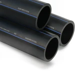 مواسير HDPE السعودي PE 80 ضغط 8 بار قطر خارجي 160 مم سمك 9.5 مم لون اسود | مصنع أنظمة الانابيب السعودي (SPS)