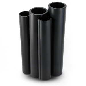 مواسير HDPE PE 80 ضغط 5 بار قطر خارجي 400 مم سمك 15.3 مم لون أسود