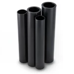 HDPE Pipes PE 80 Pressure 5 Bar Outer Diameter 450 mm Thickness 17.2 mm Black