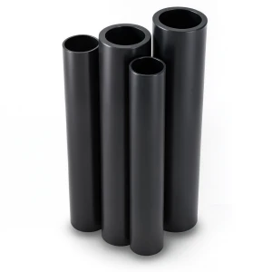 مواسير HDPE PE 80 ضغط 5 بار قطر خارجي 450 مم سمك 17.2 مم لون أسود