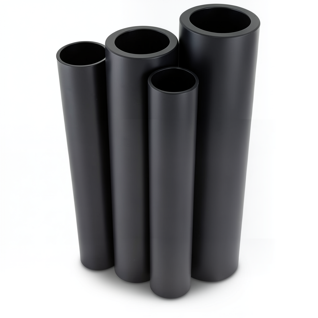 Al-Rajhi HDPE Pipes PE 80 Pressure 5 Bar Outer Diameter 500 mm Thickness 19.1 mm Black