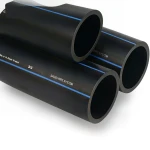 مواسير HDPE السعودي PE 80 ضغط 12.5 بار قطر خارجي 160 مم سمك 14.6 مم لون اسود | مصنع أنظمة الانابيب السعودي (SPS)