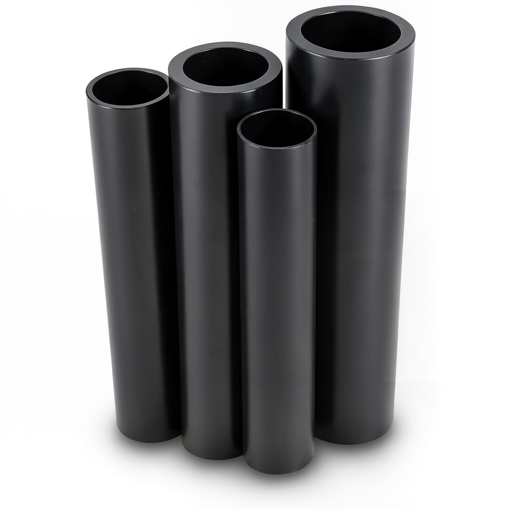 HDPE Pipes PE 80 Pressure 5 Bar Outer Diameter 560 mm Thickness 21.4 mm Black