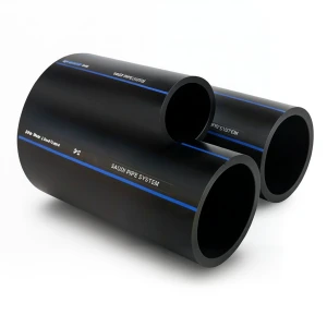 مواسير HDPE PE 80 ضغط 12.5 بار قطر خارجي 110 مم سمك 10 مم لون أسود | مصنع أنظمة الانابيب السعودي (SPS)