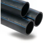 أنابيب HDPE SPS PE 80 ضغط 12.5 بار قطر خارجي 90 مم سمك 8.2 مم أسود | مصنع أنظمة الانابيب السعودي (SPS)