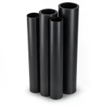 HDPE Pipes PE 80 Pressure 5 Bar Outer Diameter 630 mm Thickness 24.1 mm Black