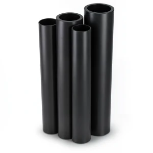 مواسير HDPE PE 80 ضغط 5 بار قطر خارجي 630 مم سمك 24.1 مم لون أسود