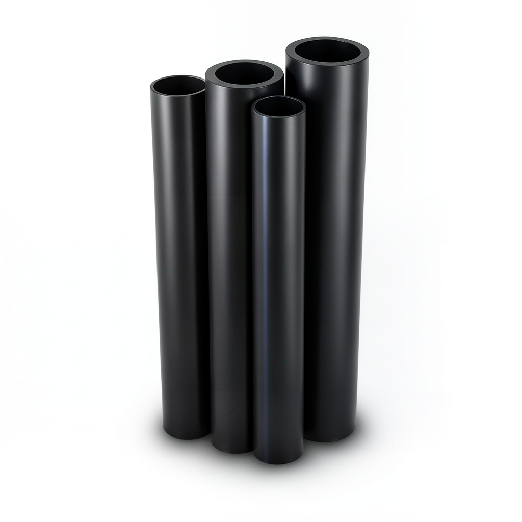 مواسير HDPE PE 80 ضغط 5 بار قطر خارجي 800 مم سمك 30.6 مم لون أسود