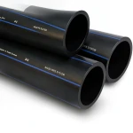 أنابيب HDPE PE 80 ضغط 12.5 بار قطر خارجي 125 مم سمك 11.4 مم لون أسود | مصنع أنظمة الانابيب السعودي (SPS)