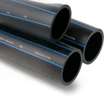 SPS HDPE Pipes PE 80 Pressure 5 Bar Outside Diameter 125 mm Thickness 4.8 mm Black | Saudi Pipes Systems (SPS)