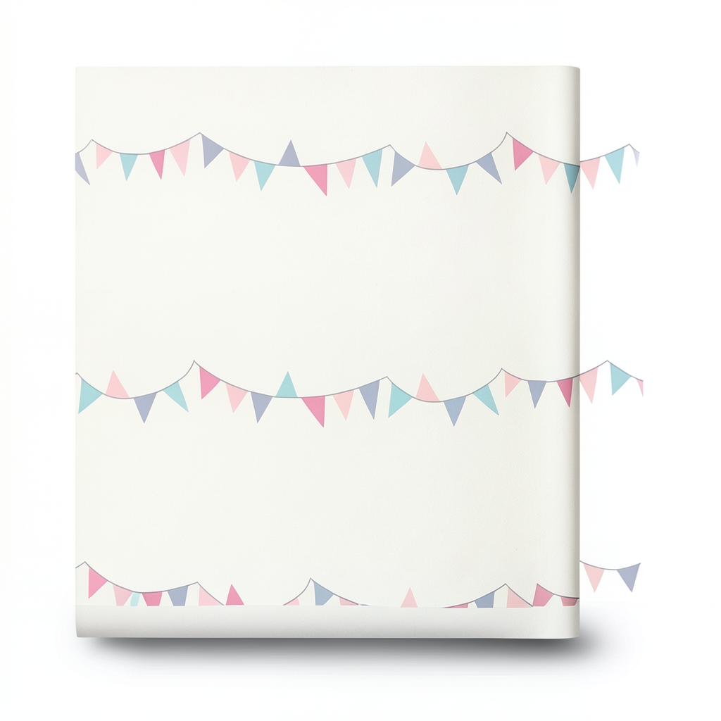 American Wall Covering Youth & Children 10m x 0.53m Off White