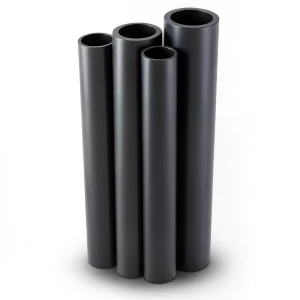 مواسير HDPE PE 80 ضغط 5 بار قطر خارجي 1200 مم سمك 45.9 مم لون أسود