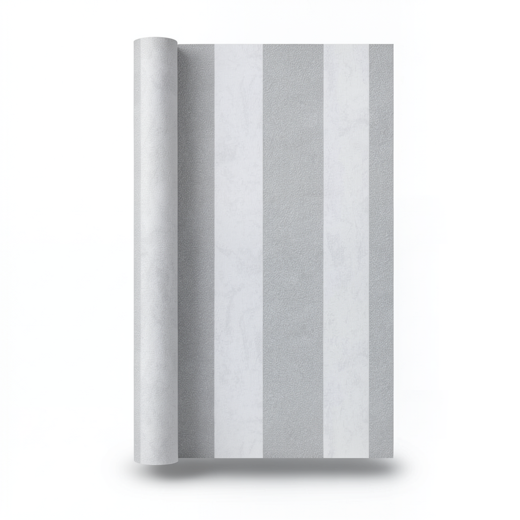 German Wallpaper 10m x 0.53m Gray Color, Model 10077-31