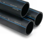 مواسير HDPE السعودي PE 80 ضغط 5 بار قطر خارجي 140 مم سمك 5.4 مم لون اسود | مصنع أنظمة الانابيب السعودي (SPS)