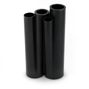مواسير HDPE PE 80 ضغط 5 بار قطر خارجي 1600 مم سمك 61.2 مم لون أسود