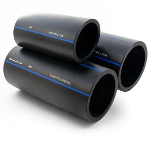 SPS HDPE Pipes PE 80 Pressure 12.5 Bar Outside Diameter 125 mm Thickness 11.4 mm Black | Saudi Pipes Systems (SPS)