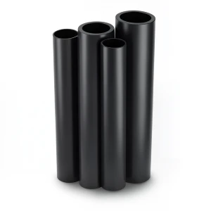 مواسير HDPE البولي ايثيلين PE 80 ضغط 3.2 بار قطر خارجي 315 مم سمك 7.7 مم لون اسود
