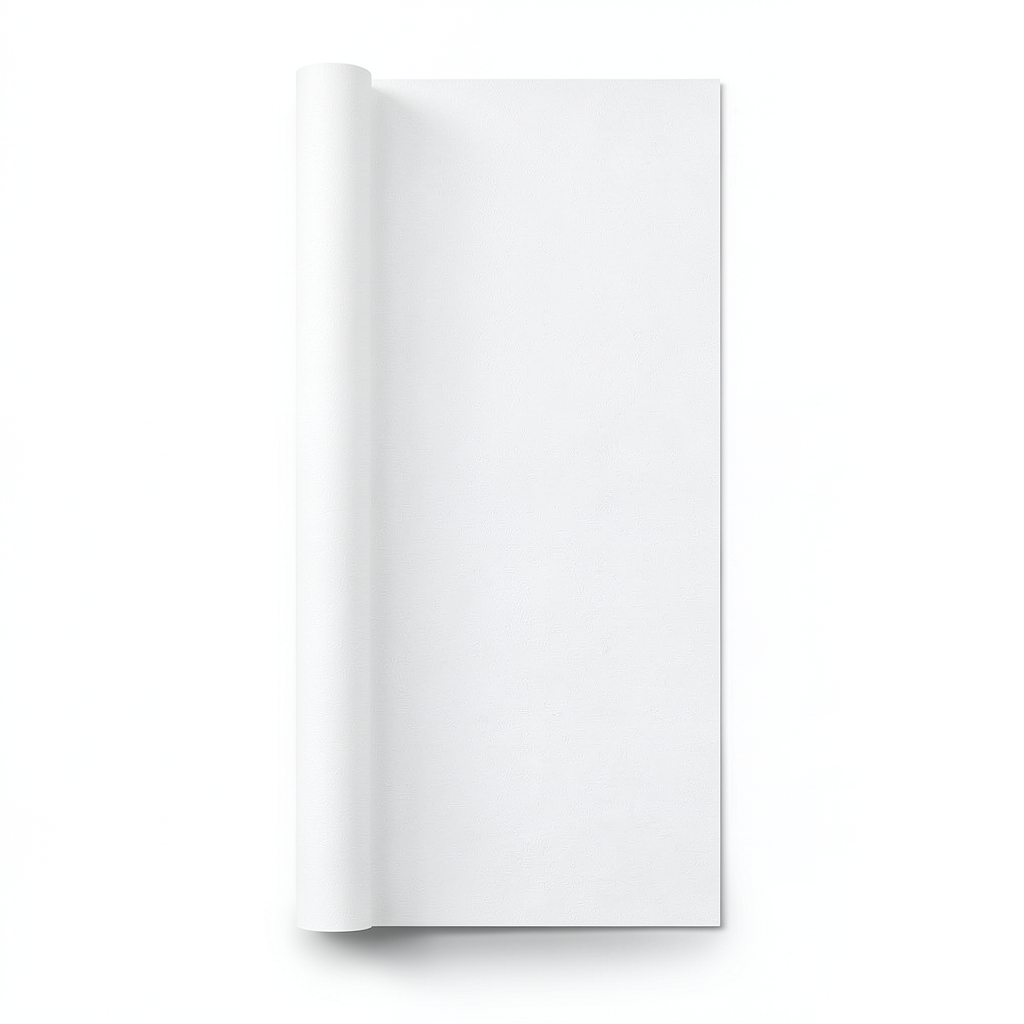 German Wall Covering 10m x 0.53m White Color, Model 10079-01