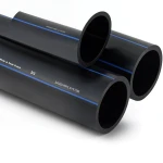 SPS HDPE Pipes PE 80 Pressure 5 Bar Outside Diameter 140 mm Thickness 5.4 mm Black | Saudi Pipes Systems (SPS)